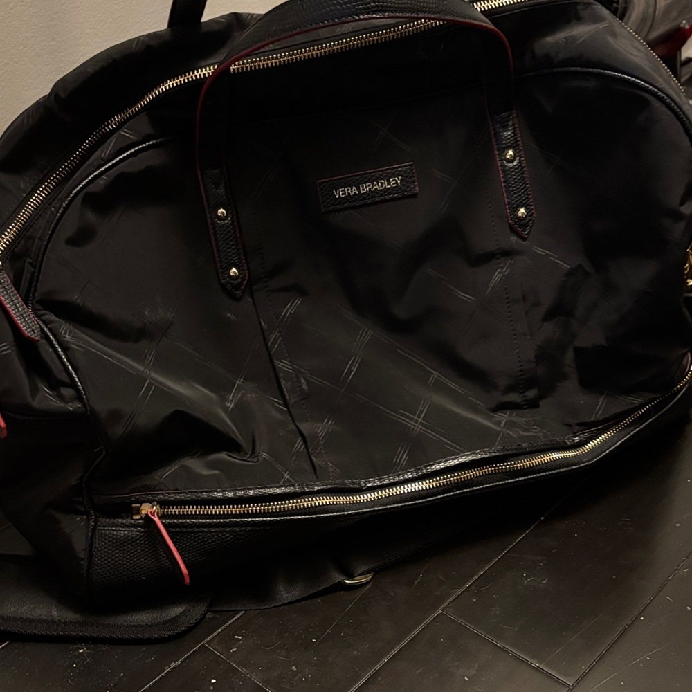 Vera Bradley Black Duffel Bag